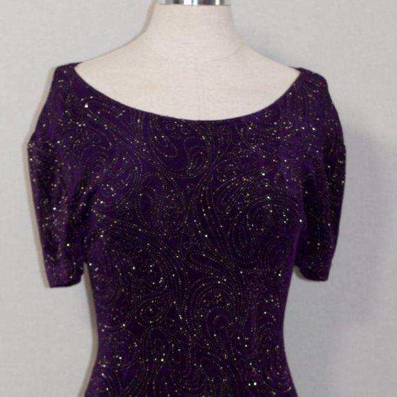 Byer Studio California Purple Shimmer Dress - Picture 5 of 12